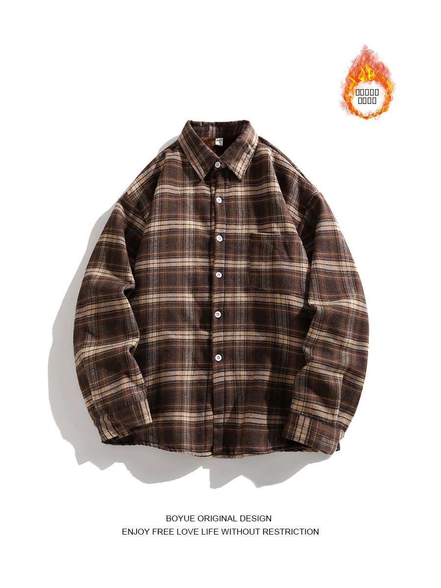 Boyue Men's Plaid Flannel Shir - огляд і ціна Flannel Shirt Lined