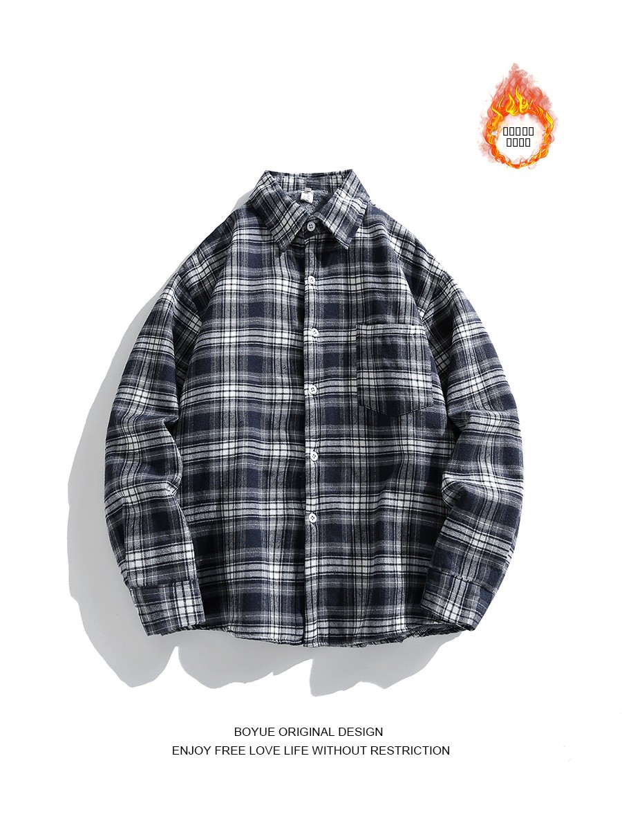 Boyue Men's Plaid Flannel Shir - огляд і ціна Flannel Shirt Lined