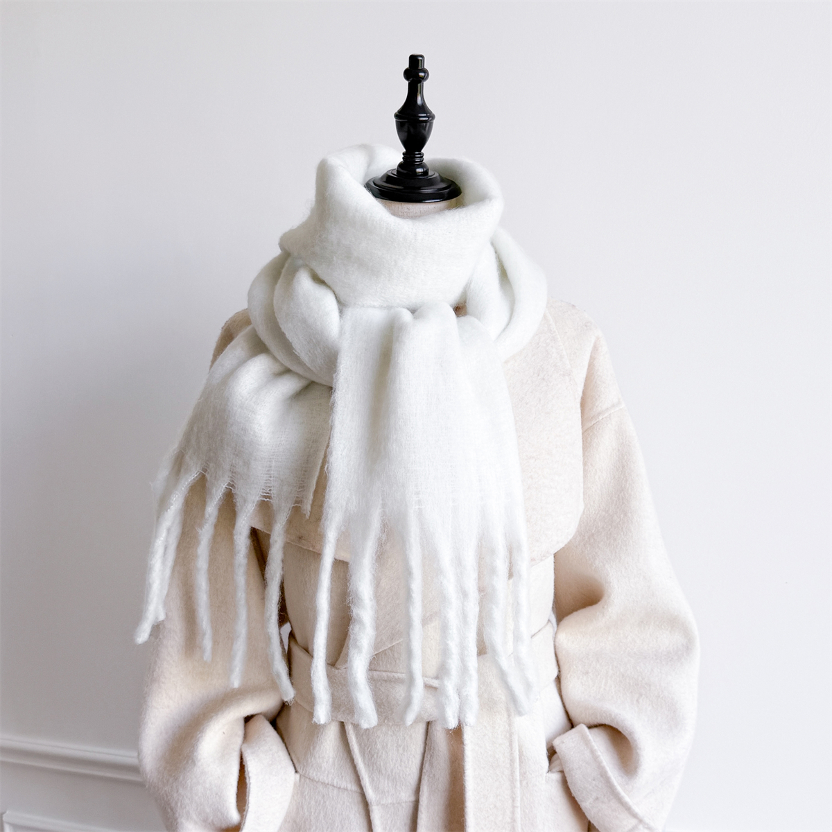 20*200cm Solid Color Thick War - огляд і ціна Cashmere Pashmina Wrap