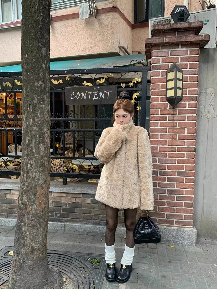 Lamb Wool Jacket Coat Woman Wa - огляд і ціна Wool Coat Peacoat