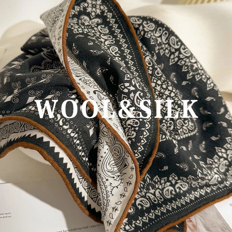 2026 Winter Luxury Designer Sc - огляд і ціна Wool Scarf Men