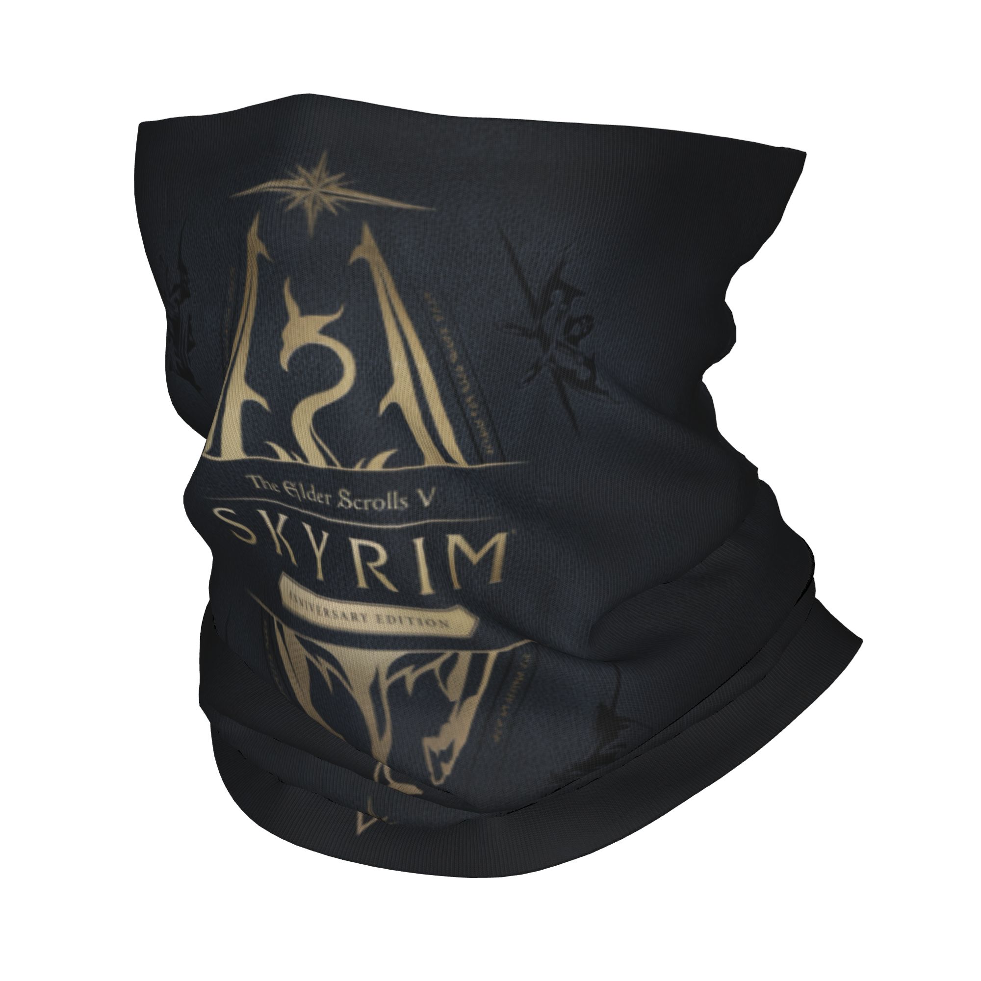 Custom Skyrim Logo Bandana Win - огляд і ціна Neck Gaiter Fleece