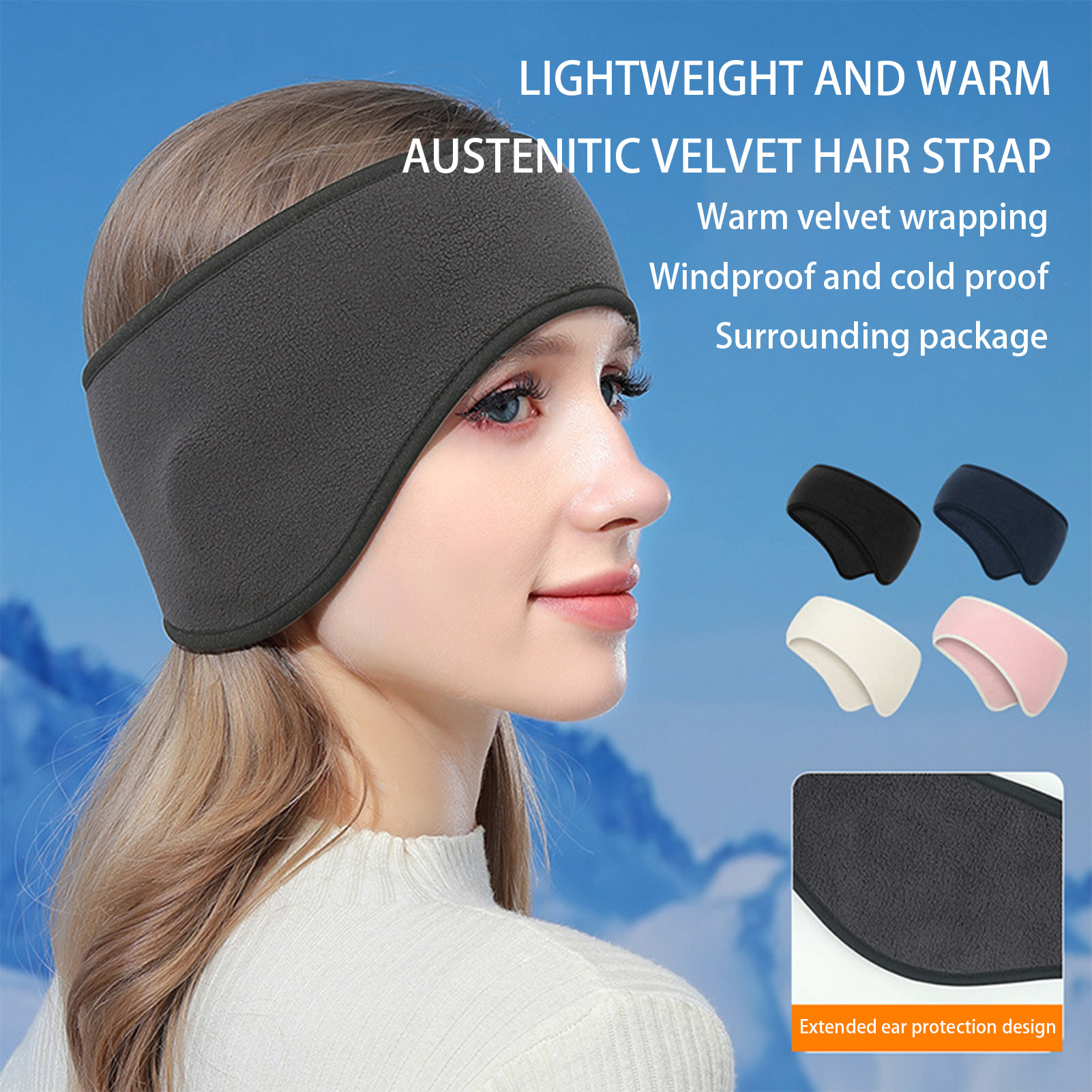 Lightweight Winter Fleece Ther - огляд і ціна Fleece Ear Warmer Band