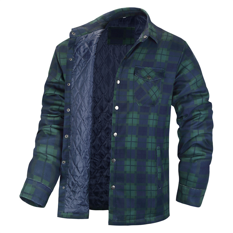 Winter Plaid Shirts For Mens T - огляд і ціна Flannel Shirt Lined