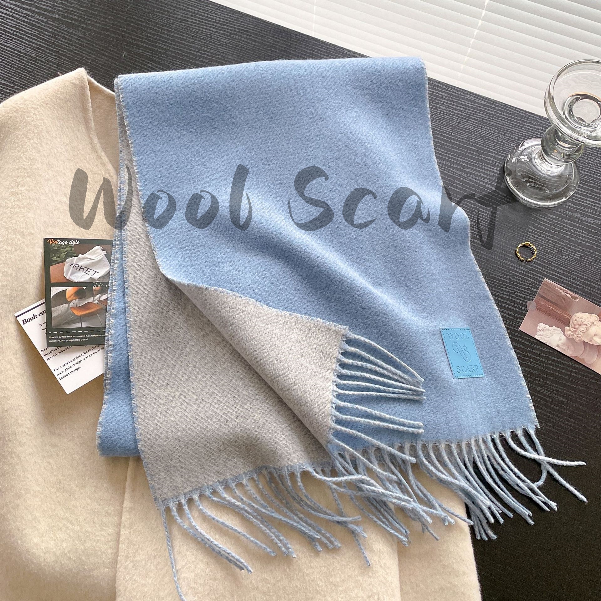NEW Wool Winter Thick Warm Sca - огляд і ціна Cashmere Pashmina Wrap