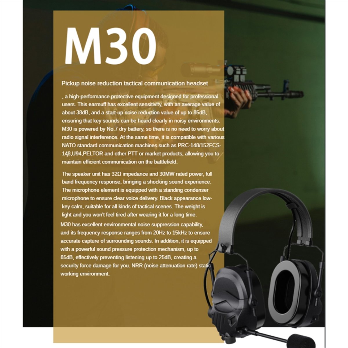 A64I  Headset with Microphone  - огляд і ціна Earmuffs Foldable