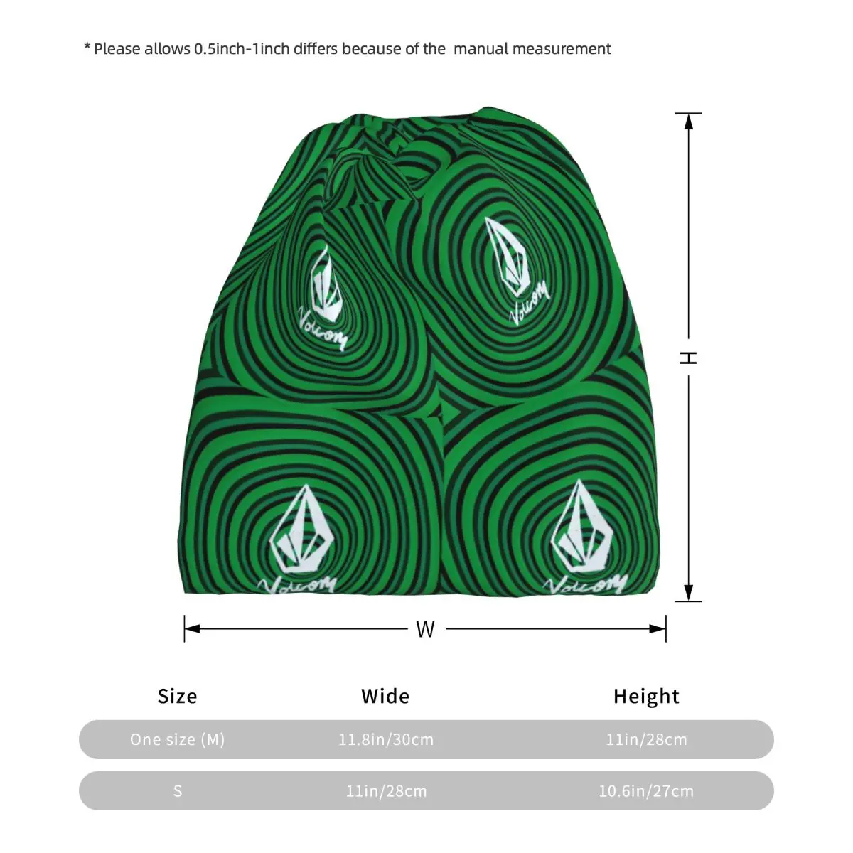 V-Volcom Logo Bandana Neck Gai - огляд і ціна Knit Beanie Hat Warm
