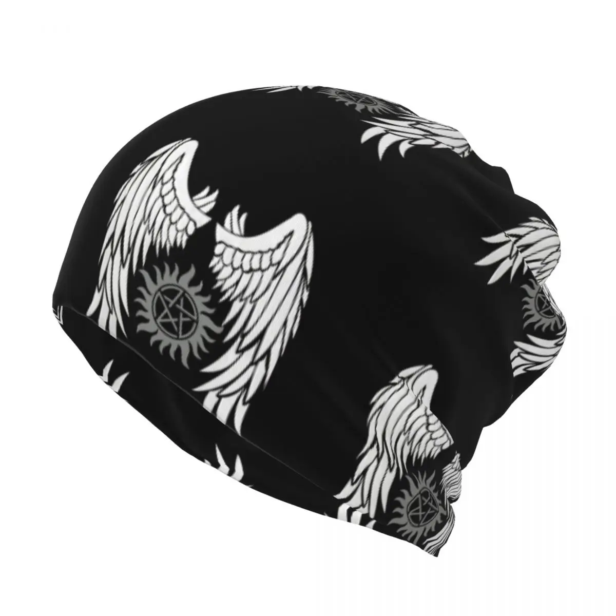 Supernatural Wings And Logo Ba - огляд і ціна Knit Beanie Hat Warm