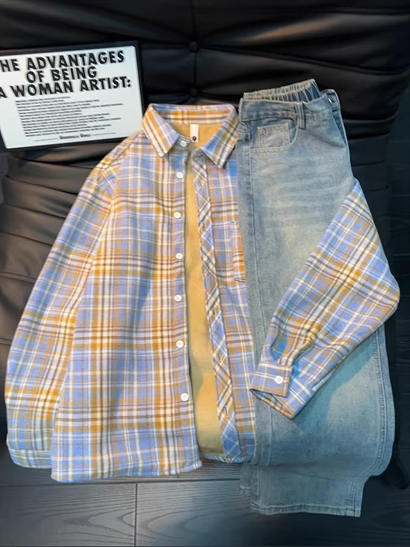 Men's Vintage Plaid Flannel Sh - огляд і ціна Flannel Shirt Lined