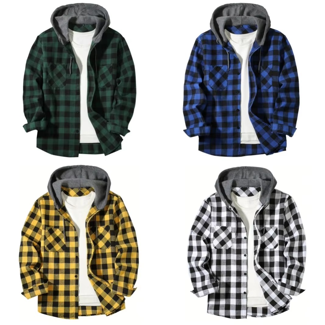 Men's Business Spring And Autu - огляд і ціна Flannel Shirt Lined