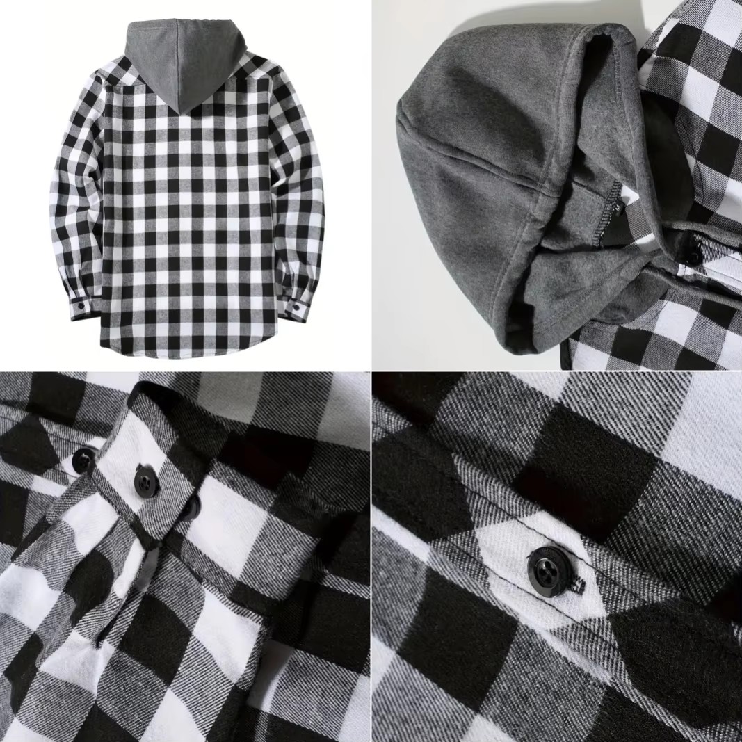 Men's Business Spring And Autu - огляд і ціна Flannel Shirt Lined