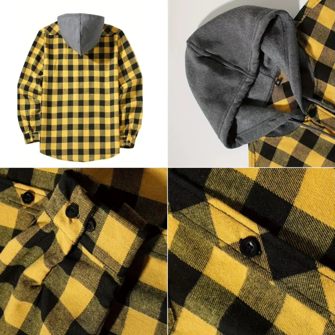 Men's Business Spring And Autu - огляд і ціна Flannel Shirt Lined