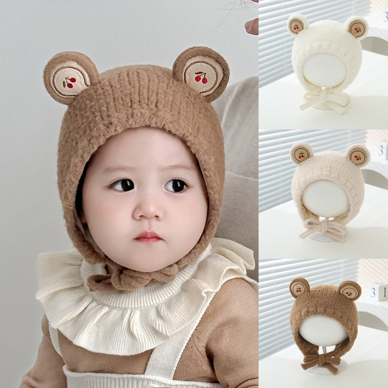Autumn Winter Baby Knitted Hat - огляд і ціна Knit Beanie Hat Warm