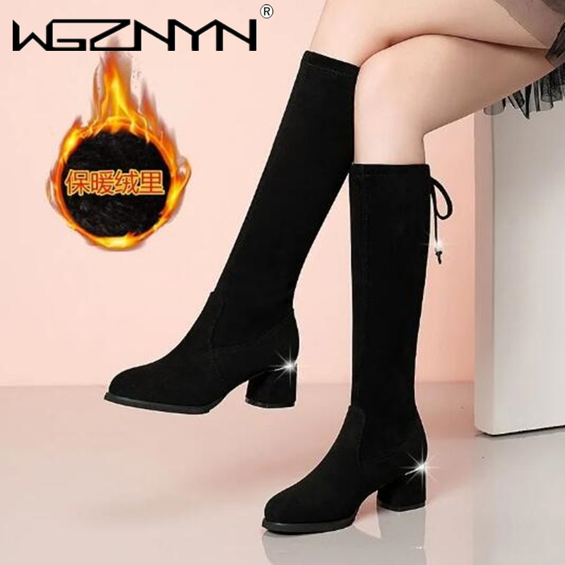 Women Autumn Winter Black Knee - огляд і ціна Waterproof Winter Boot