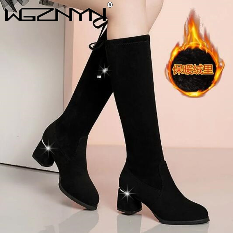 Women Autumn Winter Black Knee - огляд і ціна Waterproof Winter Boot