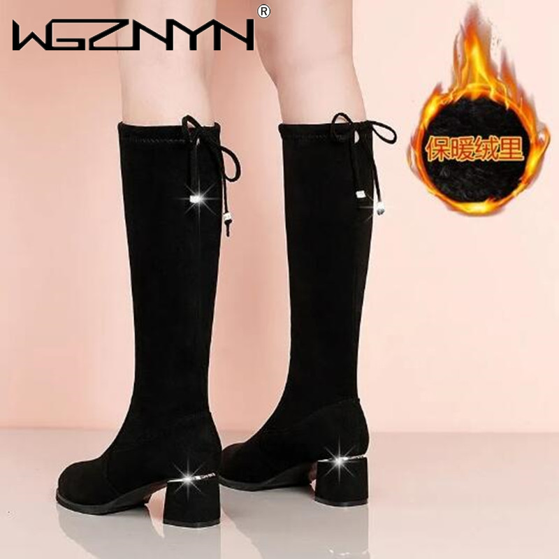 Women Autumn Winter Black Knee - огляд і ціна Waterproof Winter Boot