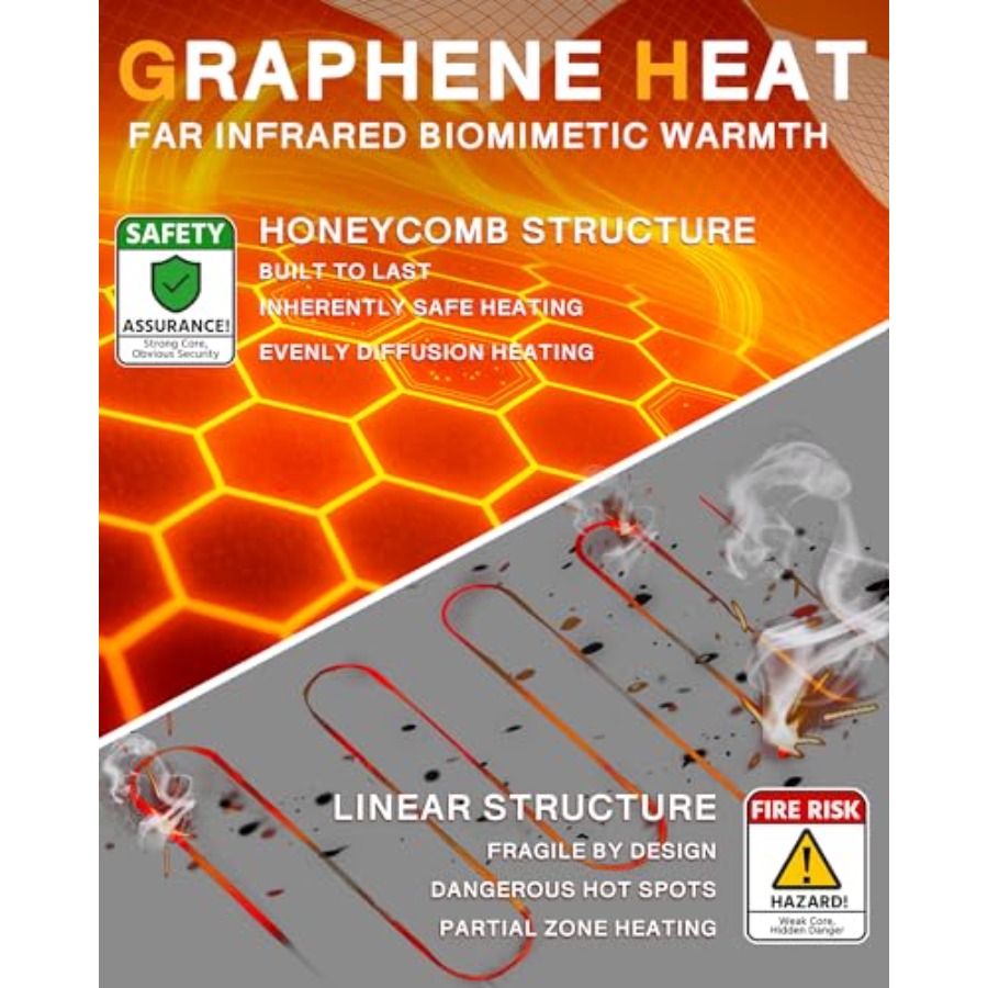 Wulcea Graphene Heated Vest Fo - огляд і ціна Heated Vest Battery