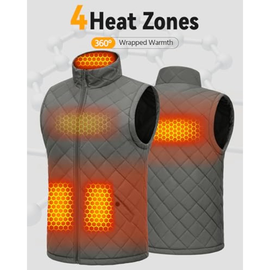 Wulcea Graphene Heated Vest Fo - огляд і ціна Heated Vest Battery