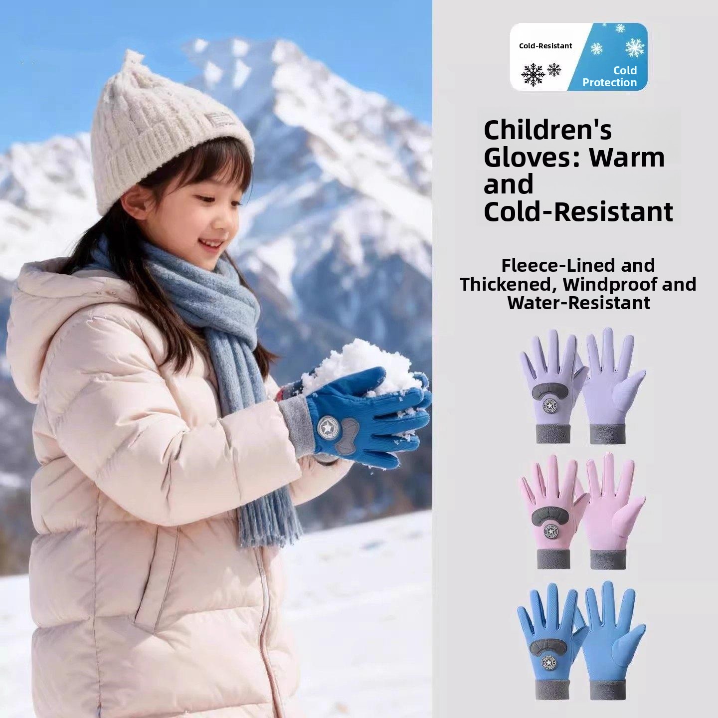 Children's Ski Gloves Winter W - огляд і ціна Snow Glove Insulated
