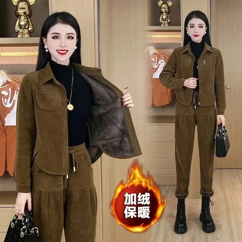 Autumn Winter Thick Corduroy S - огляд і ціна Corduroy Pant Warm