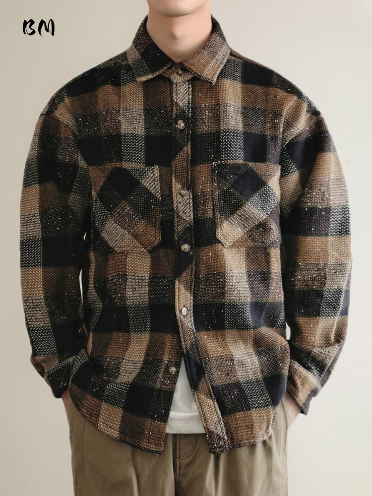 Mens American Vintage Yarn Dye - огляд і ціна Flannel Shirt Lined