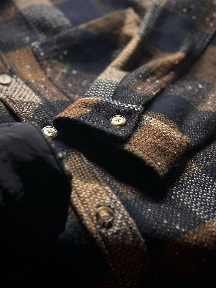 Mens American Vintage Yarn Dye - огляд і ціна Flannel Shirt Lined