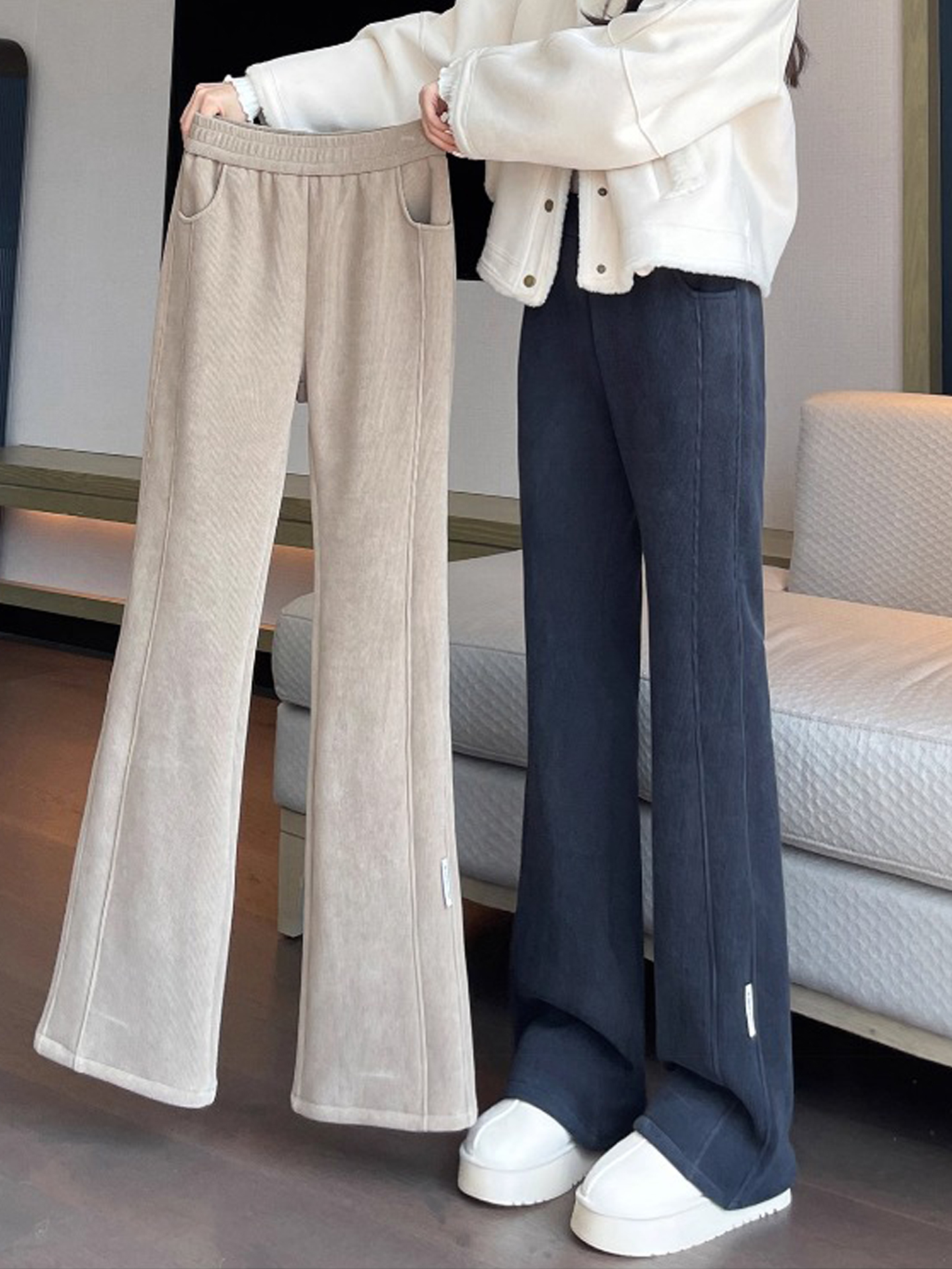 Lamb Velvet Thickened Women's  - огляд і ціна Corduroy Pant Warm