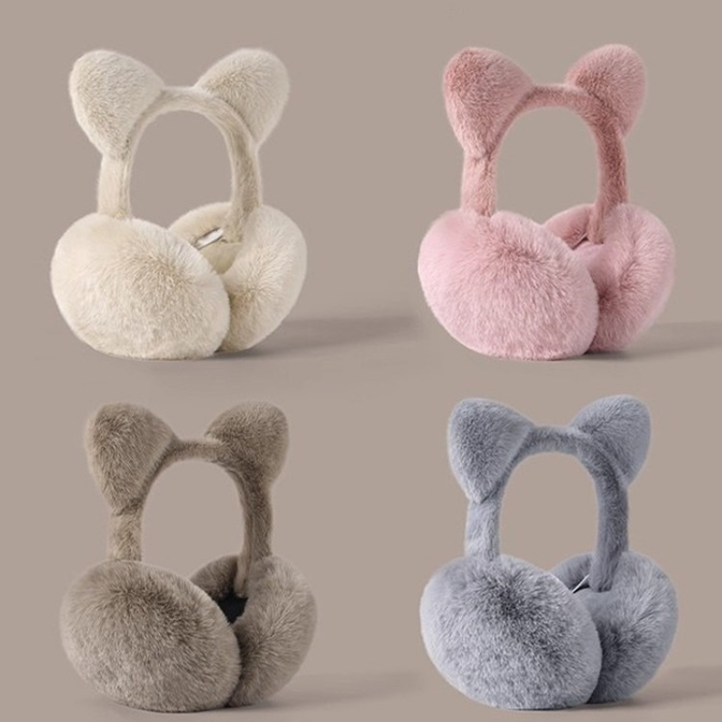 Cat ears foldable earmuffs plu - огляд і ціна Earmuffs Foldable