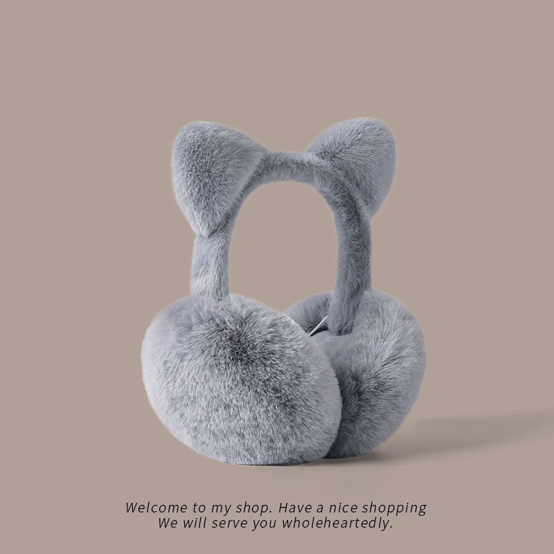 Cat ears foldable earmuffs plu - огляд і ціна Earmuffs Foldable