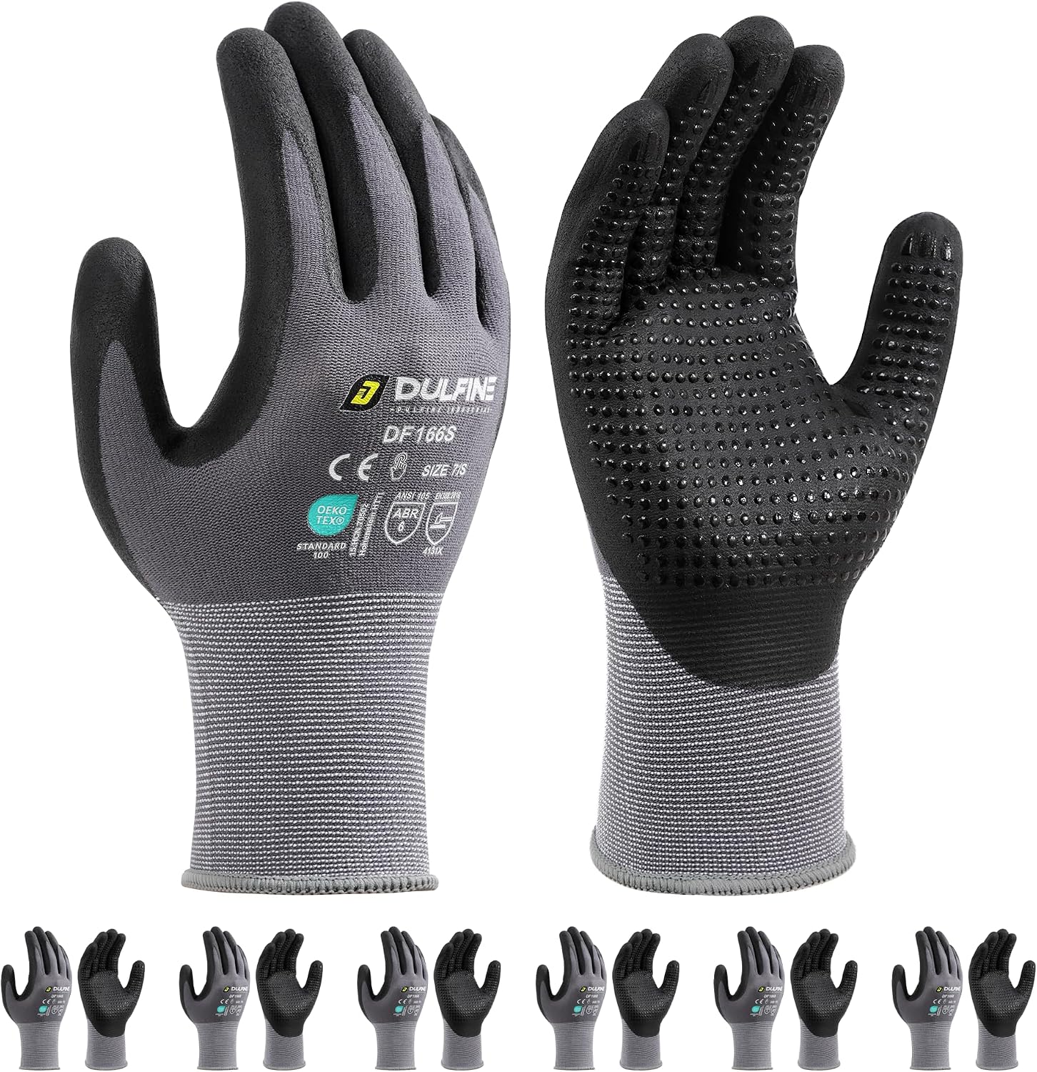 6 Pairs Touchscreen Work Glove - огляд і ціна Touch Screen Gloves