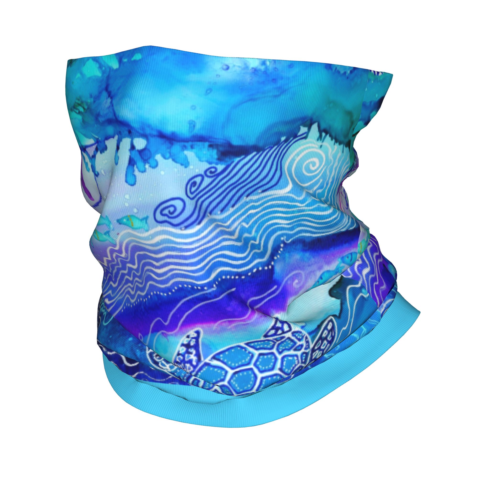 Custom Ocean Turtle Dive Winte - огляд і ціна Neck Gaiter Fleece