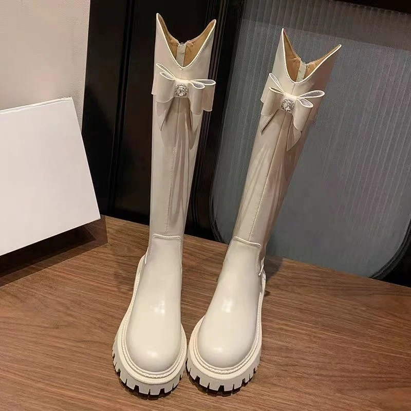 Round Toe Leather Rhinestone W - огляд і ціна Waterproof Winter Boot