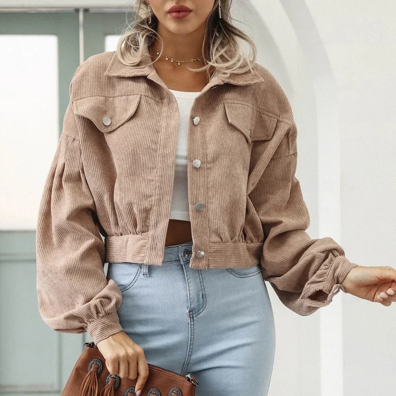 2024 Spring Corduroy Coat Over - огляд і ціна Down Jacket Packable