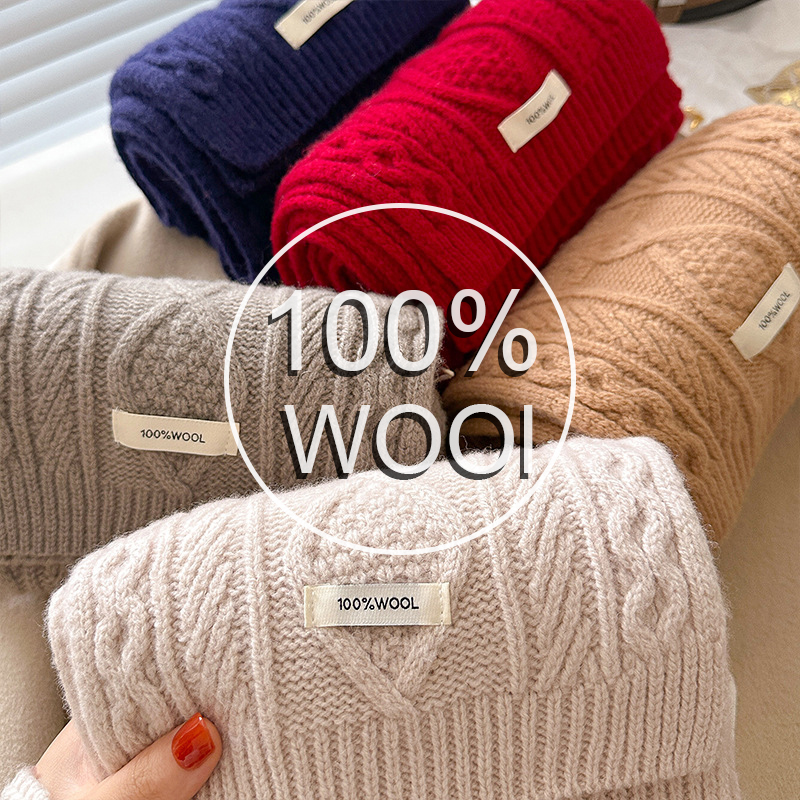 Luxury 100% Wool Scarf Women M - огляд і ціна Wool Scarf Men