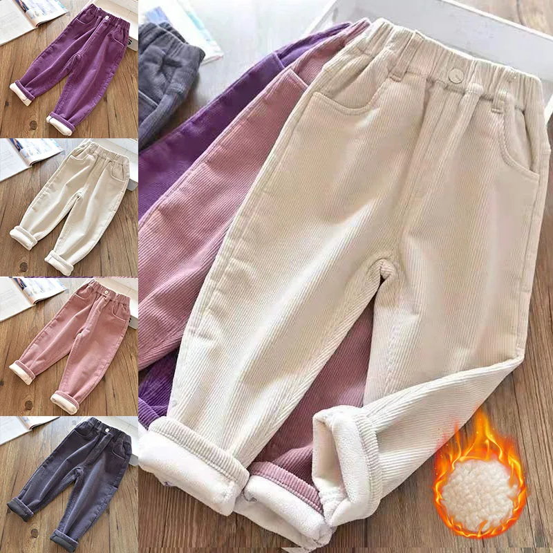 Velvet Lined Corduroy Kids Har - огляд і ціна Corduroy Pant Warm
