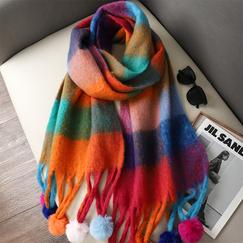 Luxury Plaid Scarf Winter Warm - огляд і ціна Cashmere Pashmina Wrap