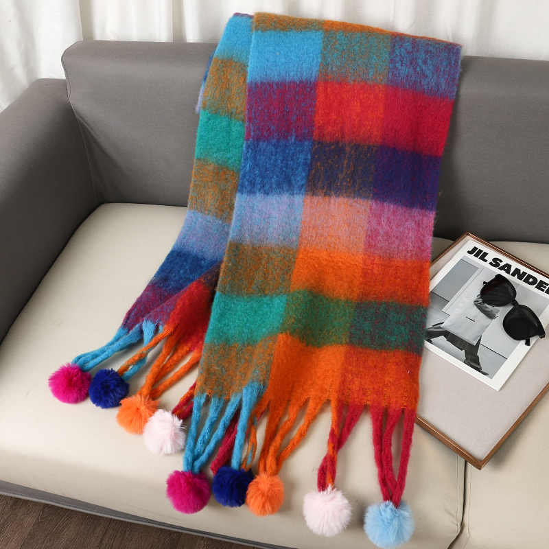 Luxury Plaid Scarf Winter Warm - огляд і ціна Cashmere Pashmina Wrap