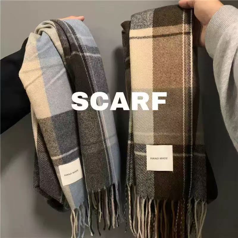 1 pc Fashionable and warm Brit - огляд і ціна Wool Scarf Men