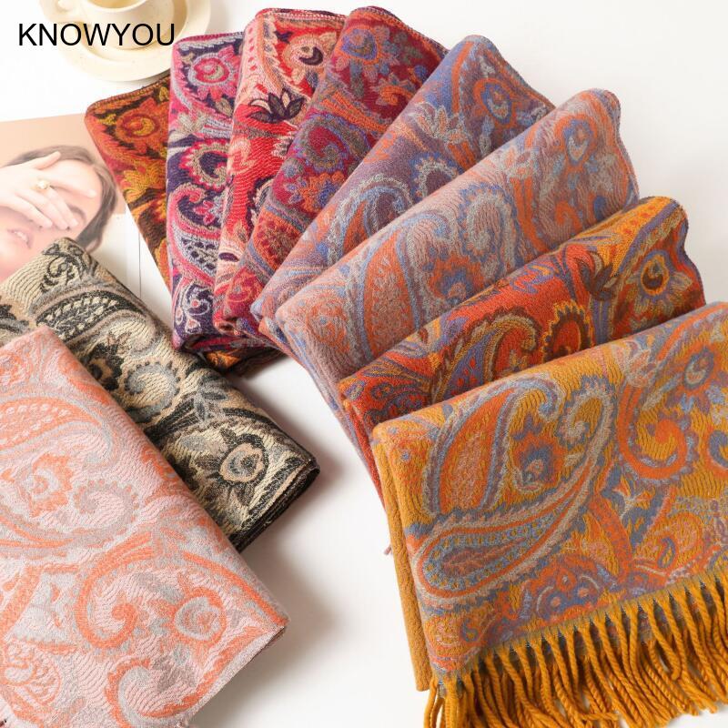 Reversible Jacquard Warm Cashm - огляд і ціна Cashmere Pashmina Wrap