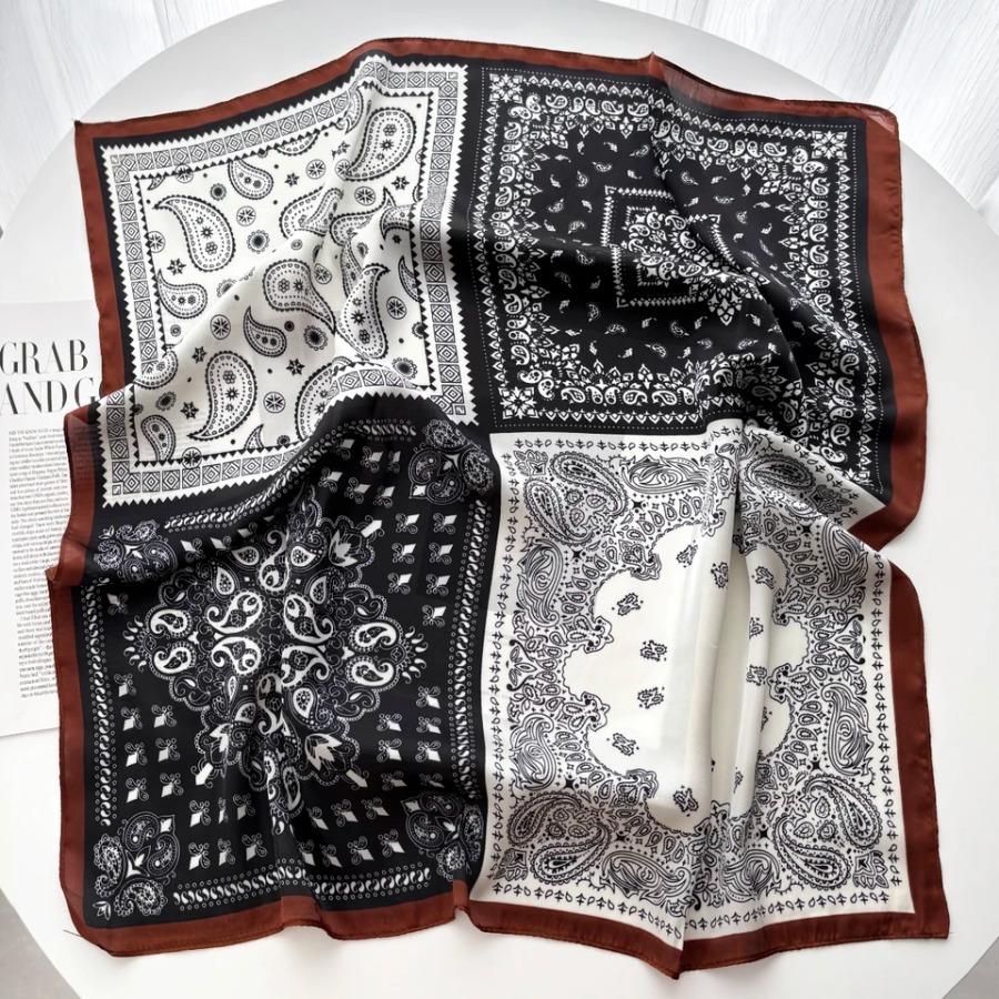 2025 Silk Shawl Square Scarf F - огляд і ціна Shawl Wrap Winter