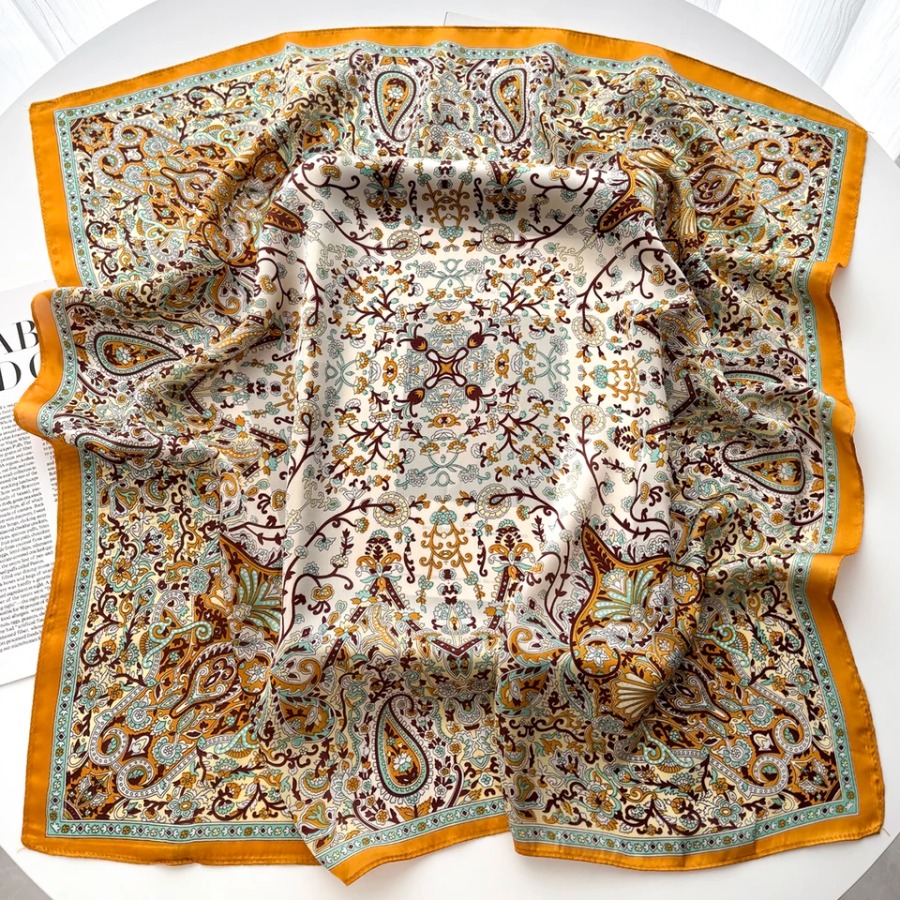 2025 Silk Shawl Square Scarf F - огляд і ціна Shawl Wrap Winter